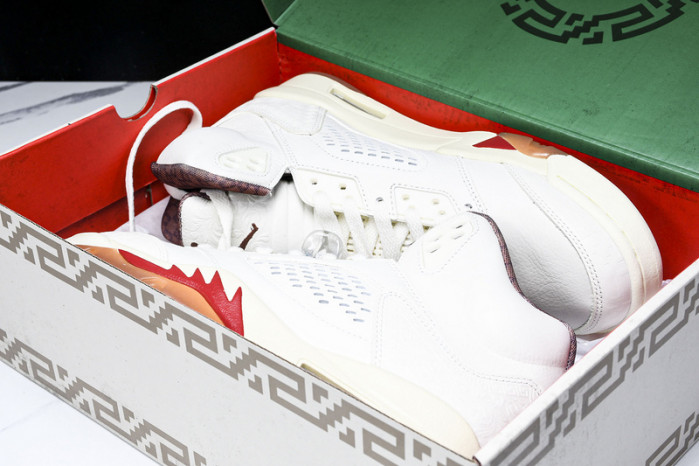 Air Jordan 5 "El Grito" Sail and Dark Pony HF8833-100