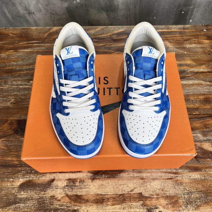 L.V # & AJ1 joint model inverted hook sneakers