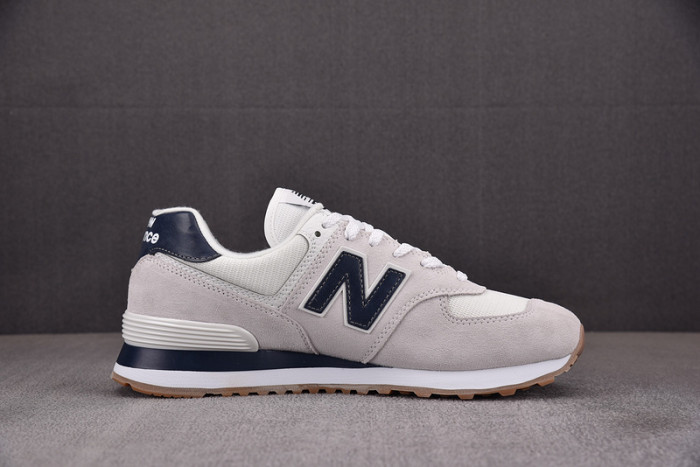 New Balance 574 White Navy Gum ML574TF2