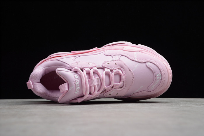 Balenciaga Wmns Triple S Sneaker Allover Logo - Pink 524039 W2FA1 5090