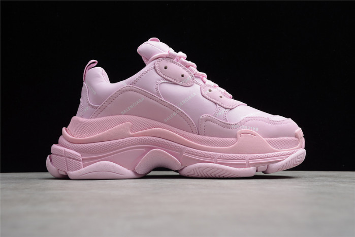 Balenciaga Wmns Triple S Sneaker Allover Logo - Pink 524039 W2FA1 5090