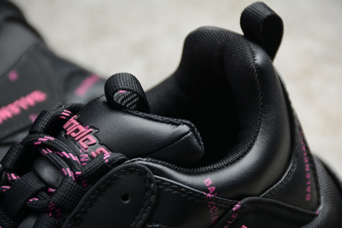 Best Balenciaga Triple S Black Puink 524039 W2FA1 7635 Shoes